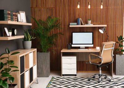 Comfortable workplace with computer - Efficient Spaces Organization & Design