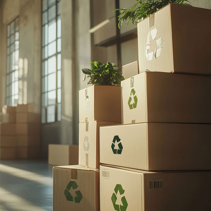 Cardboard Boxes Plants-Sunlit-Room Eco Friendly Relocation Cardboard Boxes Plants-Sunlit-Room Eco Friendly Relocation