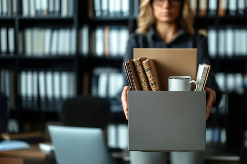 Packing Personal Belongings into a Box 